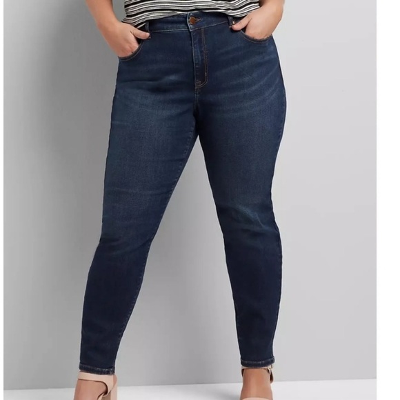 Lane Bryant Denim - NEW Lane Bryant Curvy Fit High-Rise Skinny flex magic waistband Jean 28 W